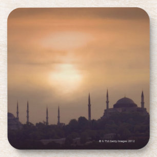 Blue Mosque en Hagia Sophia Turkey, Istanbul Onderzetter