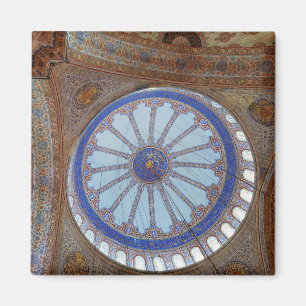 Blue Mosque Square Magnet Magneet