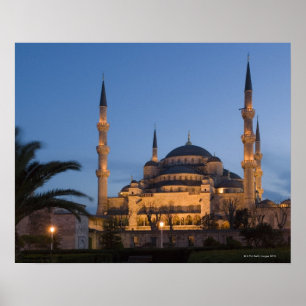 Blue Mosque, Sultanhamet Area, Istanbul, Turkije Poster