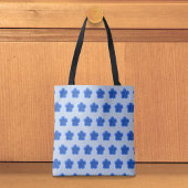 Blue Moss Rose Seamless Pattern Tote Bag