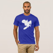 Blue Motocross Whip T-shirt (Voorkant volledig)