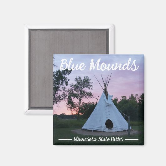 Blue Mounds State Park Magnet (Recto/Verso)