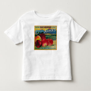 Blue Mountain Apple Crate LabelCove, OF Kinder Shirts