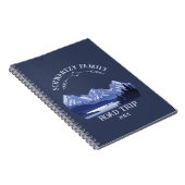 Blue Mountain Lake zonsondergang Notitieboek (Rechterzijde)