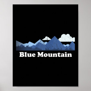 Blue Mountain Peak klimmen New York Ny Wandelen Poster