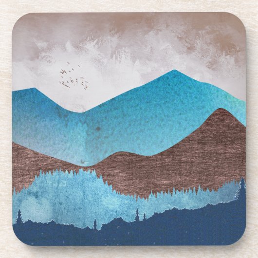 Blue Mountain Peaks Bier Onderzetter (Voorkant)