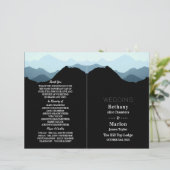 Blue Mountain Range, programme de mariage rustique (Debout devant)