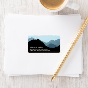 Blue Mountain Range, Rustic Wedding Etiket
