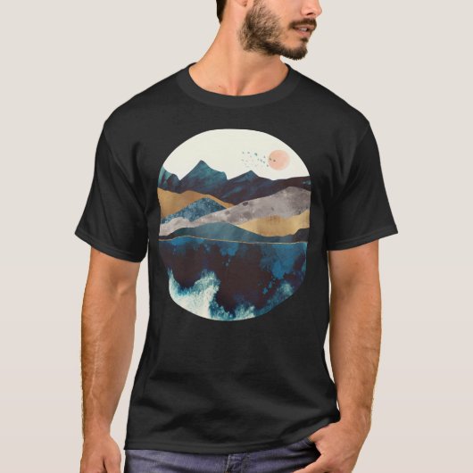 Blue Mountain Reflection T-shirt (Voorkant)