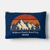 Blue Mountain Sunset Gepersonaliseerde Wandelen Etui (Voorkant)