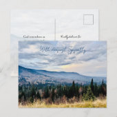 Blue Mountain Uitzicht Diepste Sympathie Briefkaar Briefkaart (Voorkant / Achterkant)