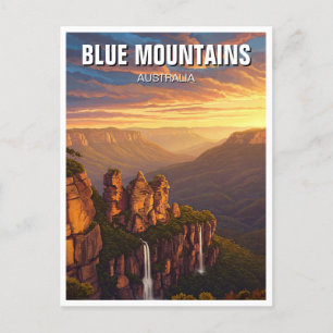 Blue Mountains Australië Reizen Briefkaart