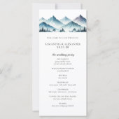 Blue Mountains Ceremonie Programma (Voorkant)