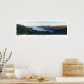 Blue Mountains Dawn Poster (Keuken)