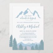 Blue Mountains Forest repetitie diner uitnodiging (Voorkant / Achterkant)