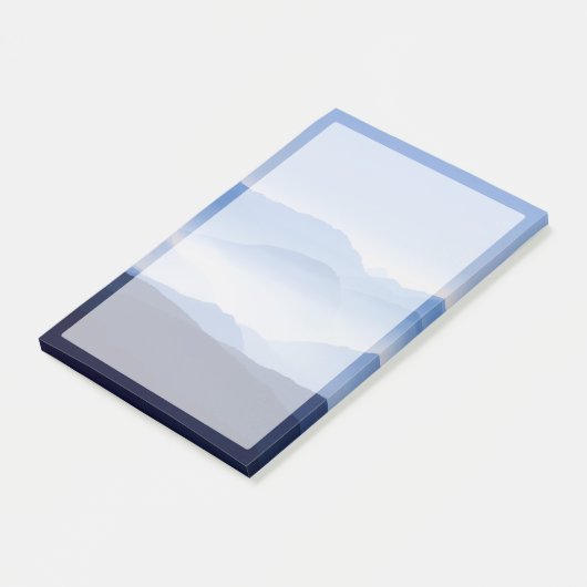 Blue Mountains Meditative Relaxing Landscape Scene Post-it® Notes (Schuin)