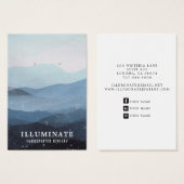 Blue Mountains Oorbel Display Kaarten Visitekaartje (Voorkant /achterkant)