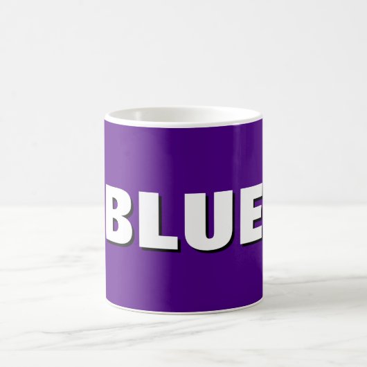 BLUE Mug – Calm, Cool & Caffeinated Koffiemok (Center)