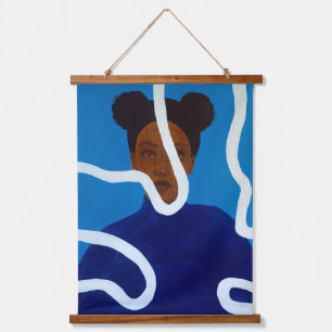 Blue Muse Hangend Wandkleed