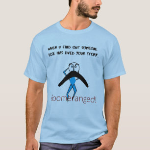 Blue 'My Story' Basic Boomeranged T-shirt