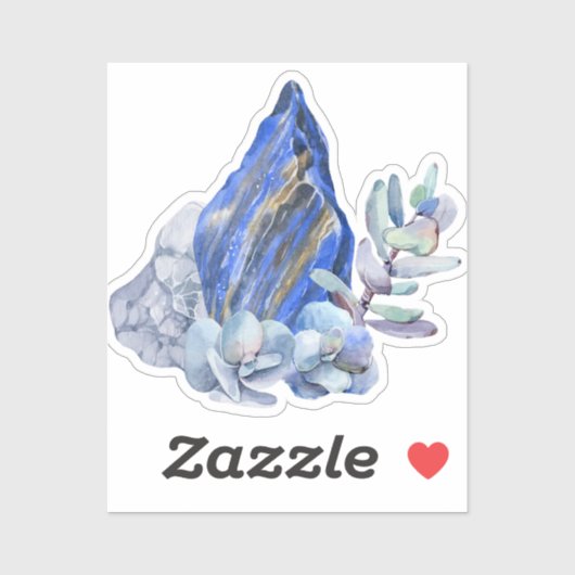 Blue Mystic Stones Sticker (Vel)