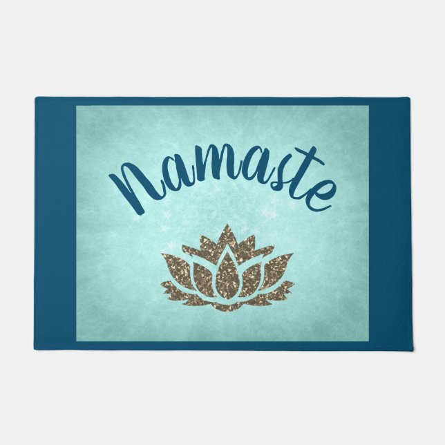 Blue Namaste Deurmat (Voorkant)