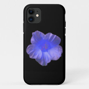 Blue Nasturtium Flower iPhone 5 Coque