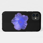 Blue Nasturtium Flower iPhone 5 Coque (Dos (Horizontal))