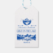 Blue Nautical Party Theme Cadeaulabel (Voorkant)