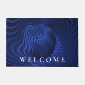 Blue Navy Decorative Doormat Deurmat (Voorkant)