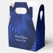 Blue Navy Decorative Favor Box Bedankdoosjes (Geopend)