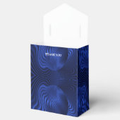 Blue Navy Decorative Favor Box Bedankdoosjes (Geopend)