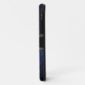 Blue Navy Glitter Sequin iPhone 5 Mate Tough™ Hoes (Achterkant/links)