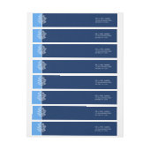 Blue Navy Tree of Life Bar Mitzvah (Vel)