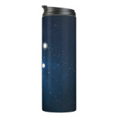 Blue Nebula Libra Zodiac Sign Thermosbeker (Geroteerd rechts)