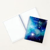 Blue Nebula Note Livre Journal Sketbook (Intérieur)
