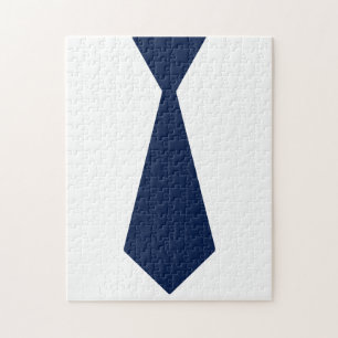 Blue Necktie Vaderdag Frustratie Puzzle Legpuzzel