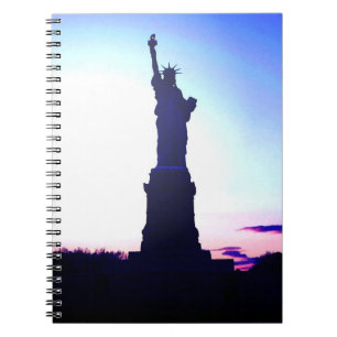 Blue New York Sunset - Lady Liberty Carnet