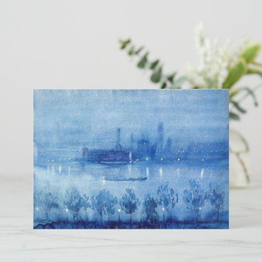 Blue Night, Londen | Joseph Pennell (Staand voorkant)