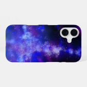 Blue Night Sky iPhone 16 Coque (Verso Horizontal)
