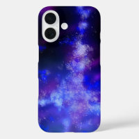 Blue Night Sky iPhone 16 Hoesje