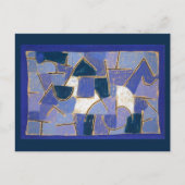 Blue Night van Paul Klee, Abstract Briefkaart (Voorkant)