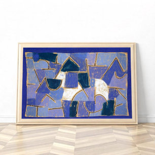 Blue Night van Paul Klee, Abstract Poster