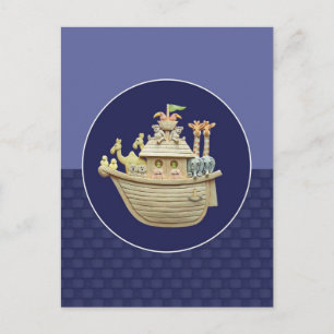 Blue Noah's Ark Briefkaart
