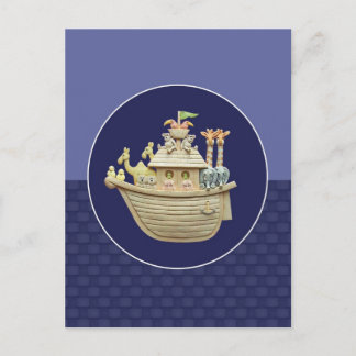 Blue Noah's Ark Briefkaart