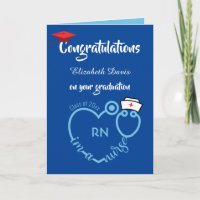 Blue Nursing School Afstuderen gefeliciteerd