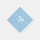 Blue Nursing School Graduparty Napkins Servetten (Hoek)