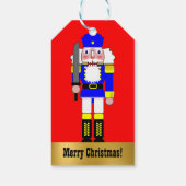 Blue Nutkraker Cadeaulabel (Achterkant)