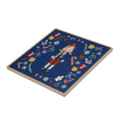 Blue Nutkraker Tegeltje (Zijkant)