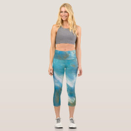 Blue Ocean 1 High Waisted Capris